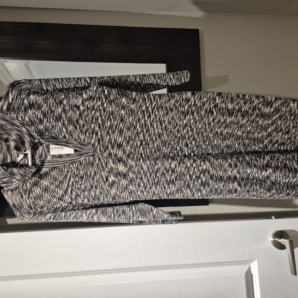Black and White Patterned Dress